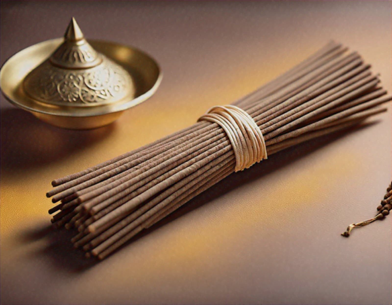 Hand-Rolled Incense Sticks (Ghee & Sandalwood)