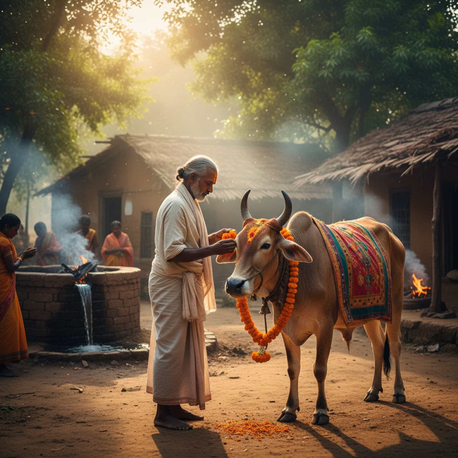Go-Puja (Cow Worship Ritual)