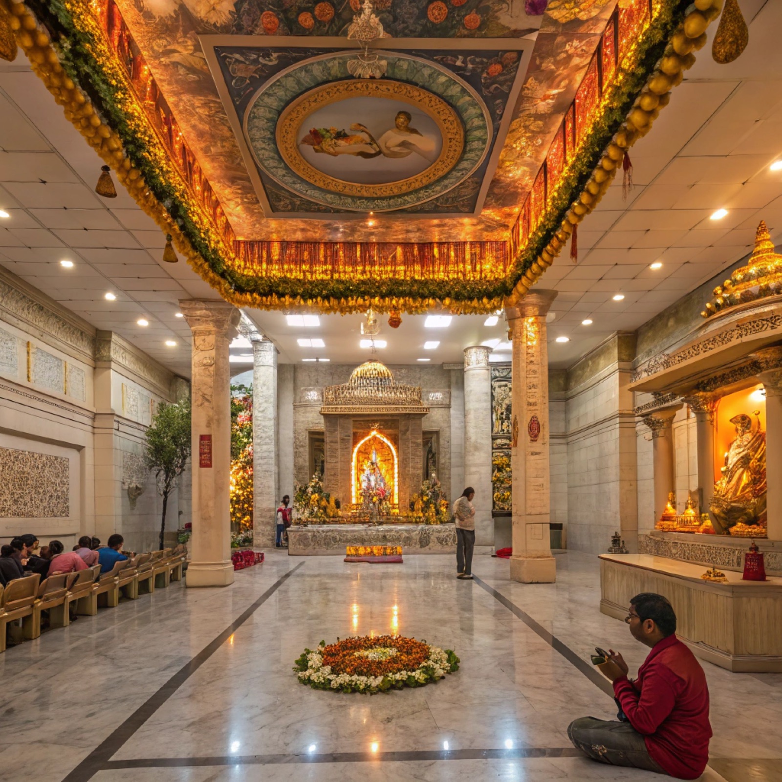 Temple interior sanctum